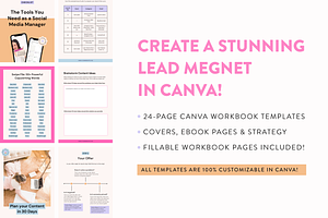 Lead Magnet Workbook Templates Canva