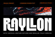 Rayllon - Condensed Modern Font, a Sans Serif Font by Say Studio (Thumbnail 1 of 12)