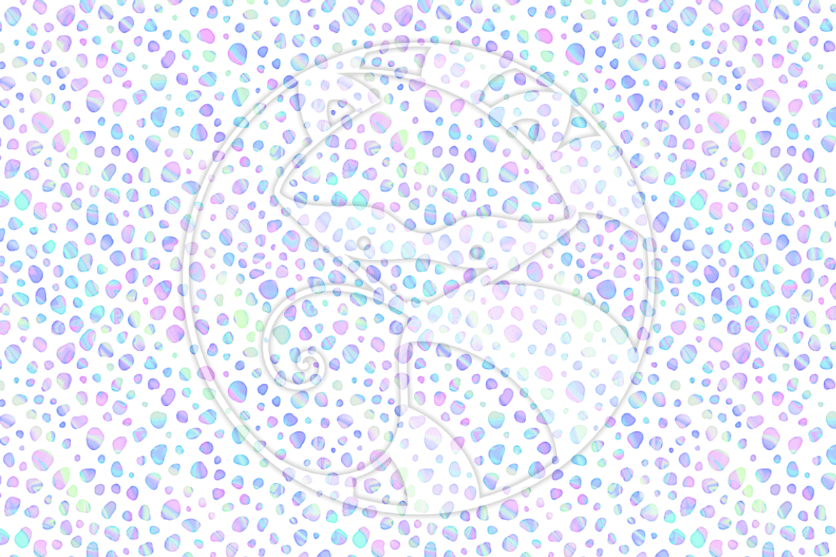 Seamless Iridescent Animal Prints, a Pattern Graphic by RaccoonGirl Design (Photo 3 of 3)
