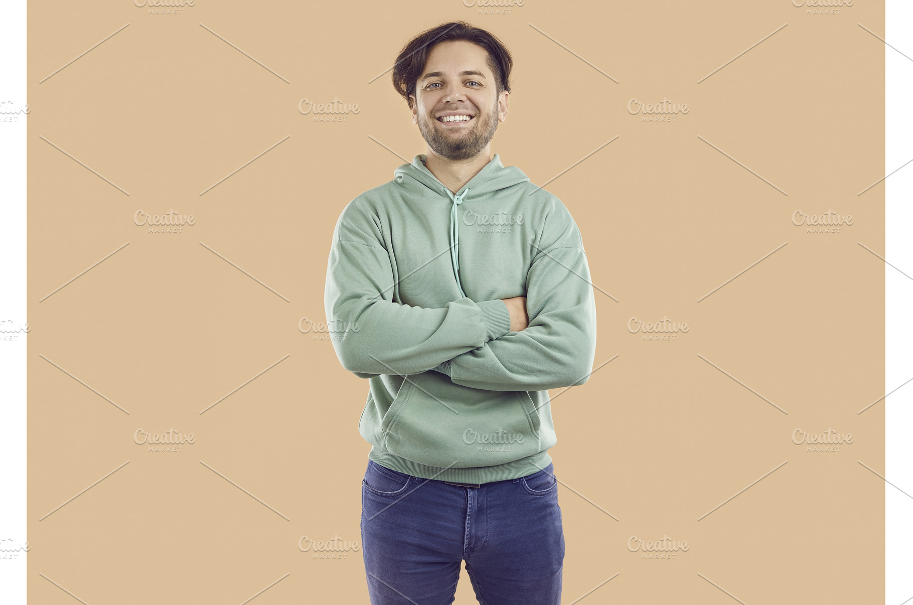 Portrait of happy young man standing, a Person Photo by StudioRomantic