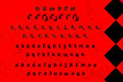 Regalie Fangs - Medieval Blackletter, a Blackletter Font by Dhabee (Thumbnail 7 of 16)