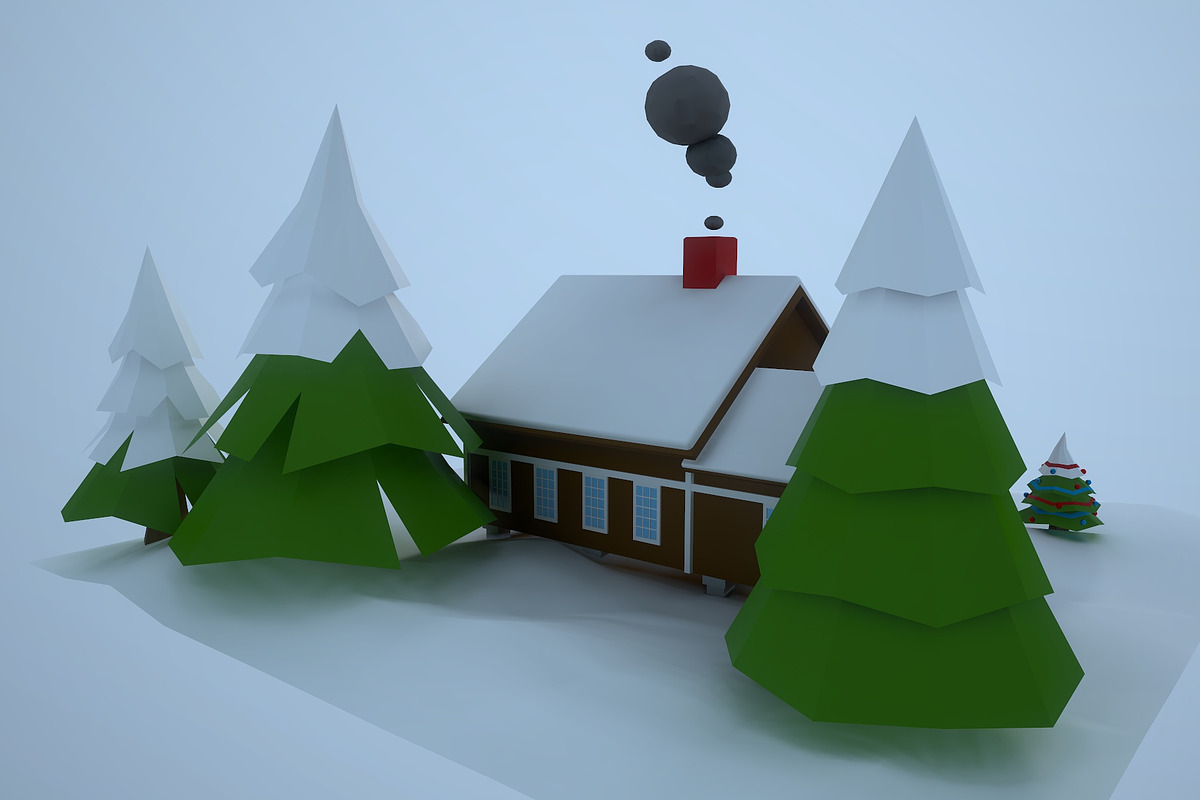 Low Poly House, an Architecture 3D Model by Midgardians (Photo 7 of 14)
