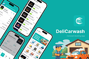 Carwash Booking App | DeliCarwash, an UI Kit Template by Opus LabWorks (Thumbnail 1 of 7)