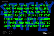 Stickytape Font, a Handwritten Font by Fontcamp Type Foundry (Thumbnail 7 of 9)