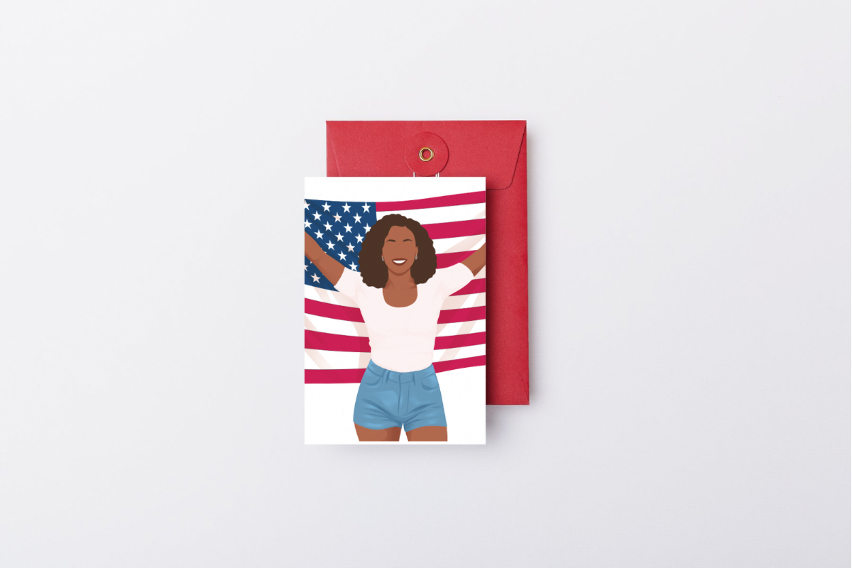 Independence Day Black Women Clipart, a Seasonal Illustration by Made bynath (Photo 4 of 5)