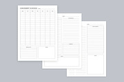 Study Planning Pages Set V-12, a Stationery Template by shahsoft (Thumbnail 2 of 3)