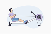 Cardio Workout Illustration, an Object Graphic by Jump Studio (Thumbnail 7 of 12)