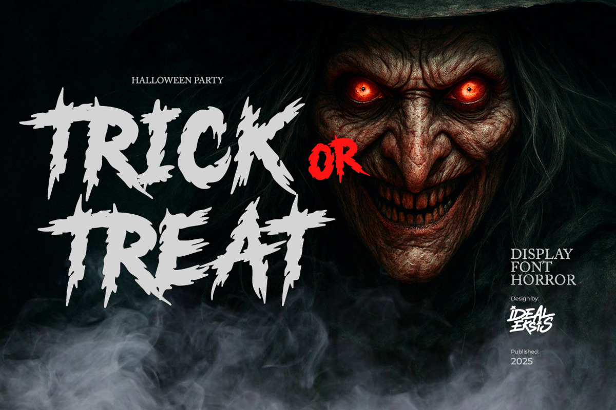 Ghost Rover - Horror Font, a Font by Ideal Eksis (Photo 5 of 9)