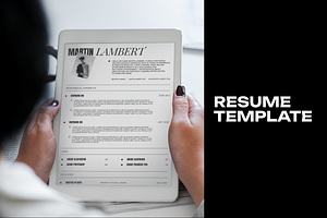 Creative Resume Template KIT