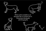 Cute Doodle Labrador Retrievers, an Illustration by Liz Pengilley Studio (Thumbnail 3 of 4)