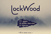 Lockwood, a Sans Serif Font by Quzma Supply Co. (Thumbnail 1 of 6)