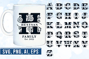 Split Monogram Letter SVG Bundle, an Object Graphic by D2PUTRI (Thumbnail 6 of 19)