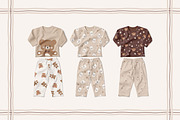 Teddy Bear pattern collection, a Pattern Graphic by SurfaceStories (Thumbnail 9 of 12)