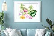 Tropical Breeze Clipart & Patterns, a Seasonal Illustration by SashaKondr (Thumbnail 4 of 13)