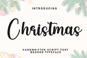 Christmas | Script Font, a Handwritten Font by Scratchones (Thumbnail 1 of 8)