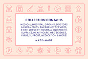 Medical Line Icons, an Outline Icon by Made by Made (Thumbnail 2 of 7)