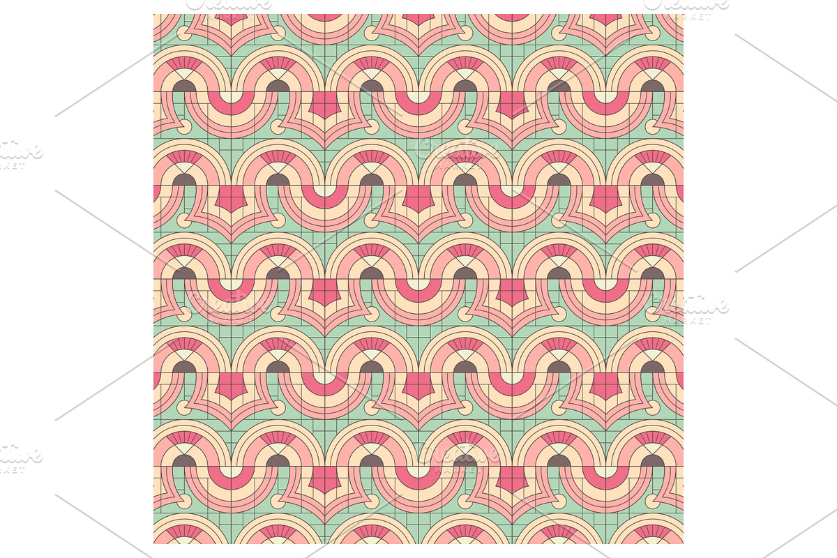 Geometric Seamless Patterns, a Pattern Graphic by Creative Backgrounds (Photo 5 of 8)