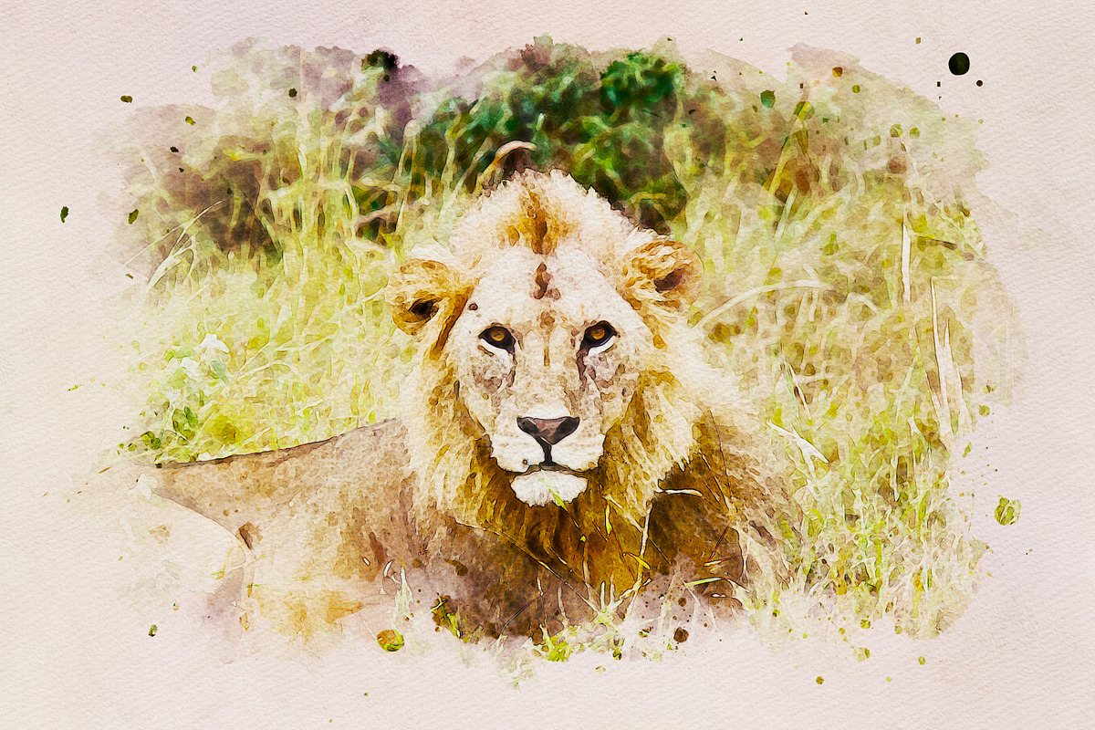 Artistic Watercolor Paint Effect, an Action Add-On by liptouse (Photo 8 of 12)