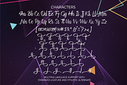 Glitter Script Font, a Script Font by Debut Studio (Thumbnail 6 of 7)