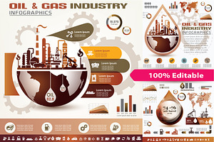 Oil And Gas Industry Infographics