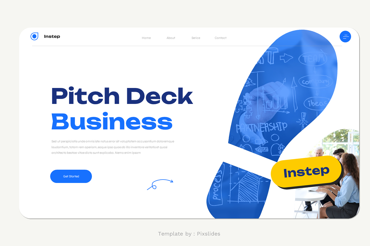 Steps Pitch Deck Keynote, a Presentation Template by Pixslides (Photo 3 of 6)