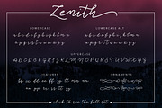 Zenith - Script Font, a Script Font by milenabdesign (Thumbnail 11 of 11)