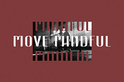Burnout Techniques Elegant Condensed, a Sans Serif Font by BrandSemut (Thumbnail 5 of 8)