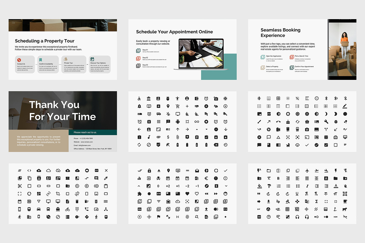 Lomen : Realty Kit Powerpoint, a Presentation Template by Punkl Camp (Photo 5 of 9)