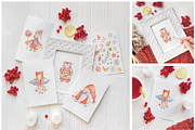Hygge Christmas Watercolor Set, an Illustration by Lumitar (Thumbnail 6 of 9)
