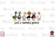 Spooky Goose Halloween PNG, a Graphic by Moss Rose (Thumbnail 1 of 3)