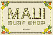 Bamboo - A Fun Tropical Display Font, a Sans Serif Font by Komet & Flicker (Thumbnail 3 of 9)