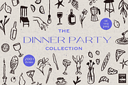 Dinner Party French Wine Pack, an Illustration by Eldorado Design Co. (Thumbnail 1 of 10)