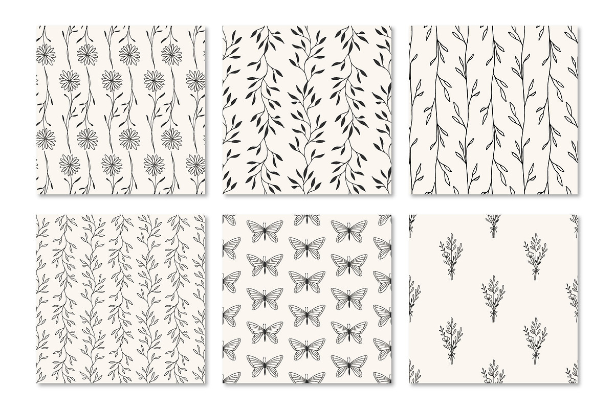 30 Botanical patterns, a Pattern Graphic by Anatartan Design (Photo 4 of 6)
