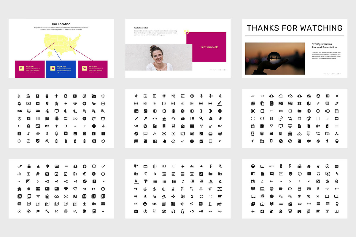 Kigio : SEO Proposal Google Slides, a Presentation Template by Punkl Camp (Photo 5 of 9)