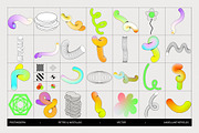 Postmodern Squiggle Vector Clipart, an Object Graphic by angelainthefields (Thumbnail 10 of 12)