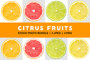 Slices Of Citrus Fruits