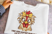 Funny Chicken Pecked You PNG, an Object Illustration by DreamCafeArt (Thumbnail 6 of 6)