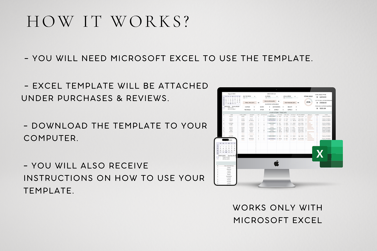 Business Inventory Tracker Template, a Templates & Theme by BRANDcontent (Photo 8 of 8)