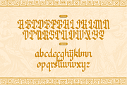 Nyx Arstaily | Blackletter Font, a Blackletter Font by Denustudios (Thumbnail 11 of 12)