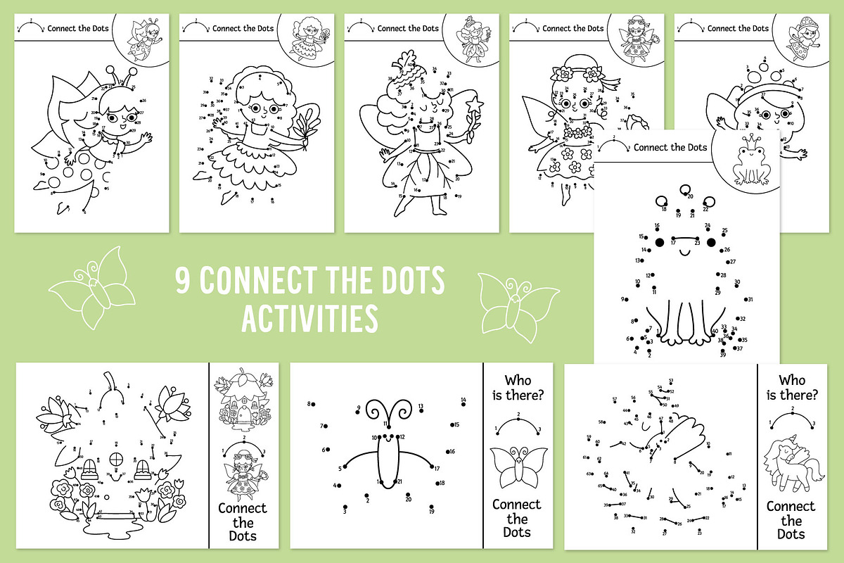 Woodland fairy coloring games, an Education Illustration by Lexi Claus (Photo 10 of 17)