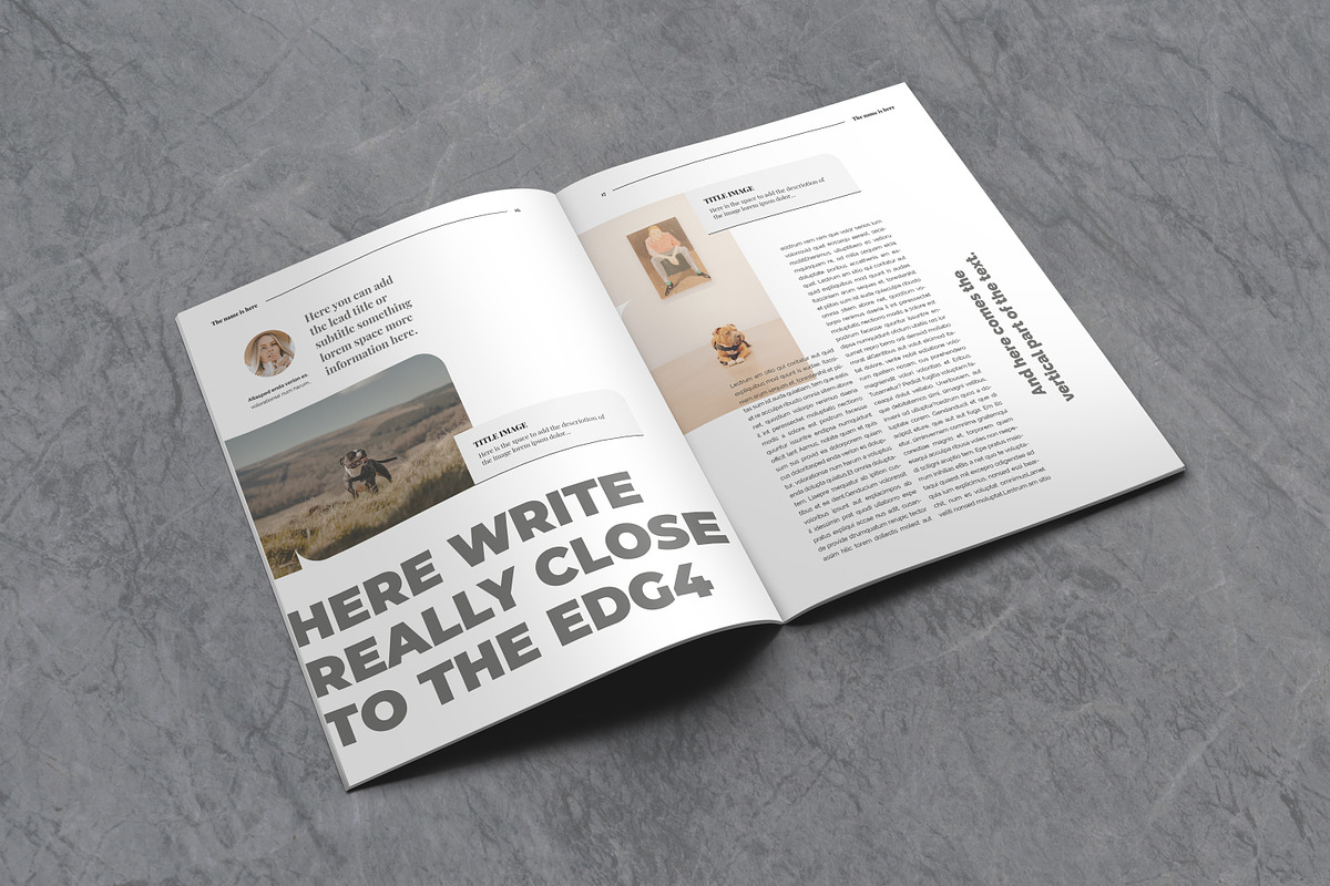 Lifestyle Indesign Template, a Magazine Template by Luuqas Design (Photo 6 of 10)