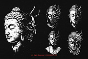 10 Bundle Dark Art Buddha Demon, an Illustration by Morspective (Thumbnail 3 of 7)