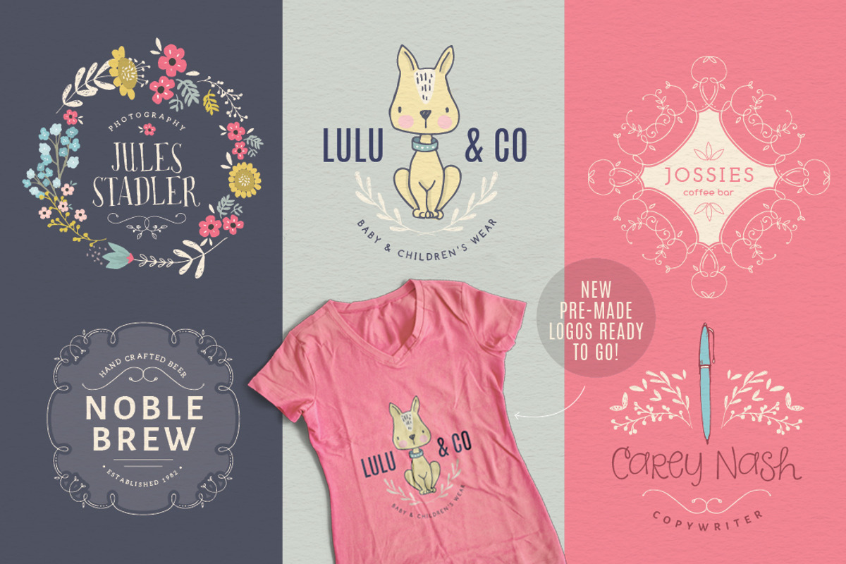Essential Branding & Identity kit, a Branding & Logo Template by Lisa Glanz (Photo 8 of 13)