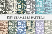 Seamless key repeating patterns, a Pattern Graphic by AlexZeL (Thumbnail 1 of 6)