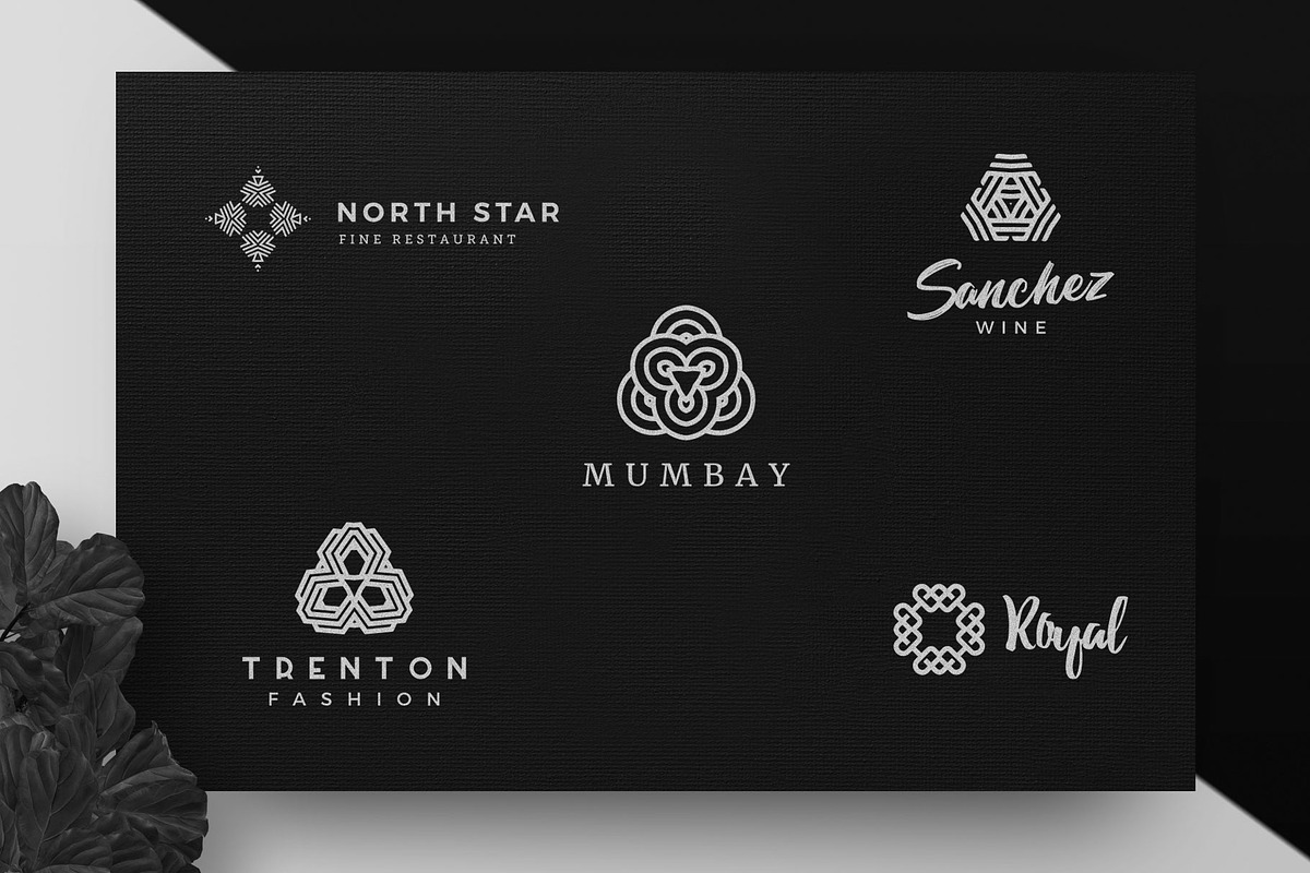 Geometric Logo: Minimalist branding, a Branding & Logo Template by Nues Design (Photo 21 of 22)