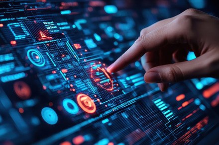 Interactive Technology Interface: A, a Background Photo by Pixeness