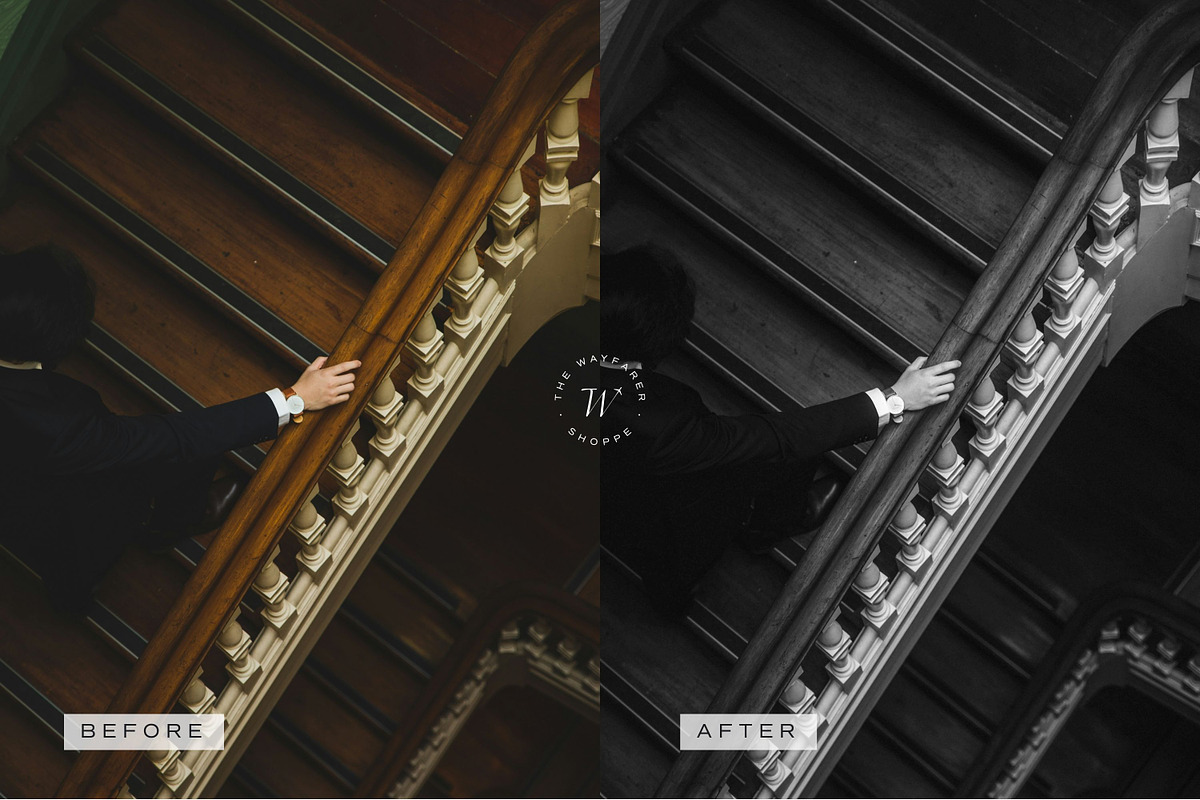 5 B&W LR Presets + Video LUTs, a Preset Add-On by TheWayfarerShoppe (Photo 14 of 17)