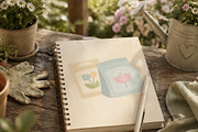 Pastel Garden Clipart, a Work Illustration by Palau (Thumbnail 4 of 10)