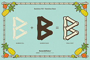 Bamboo - A Fun Tropical Display Font, a Sans Serif Font by Komet & Flicker (Thumbnail 8 of 9)