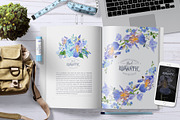 BLUE DREAM| CLIPART, a Decorative Illustration by Purple-Bird (Thumbnail 8 of 20)